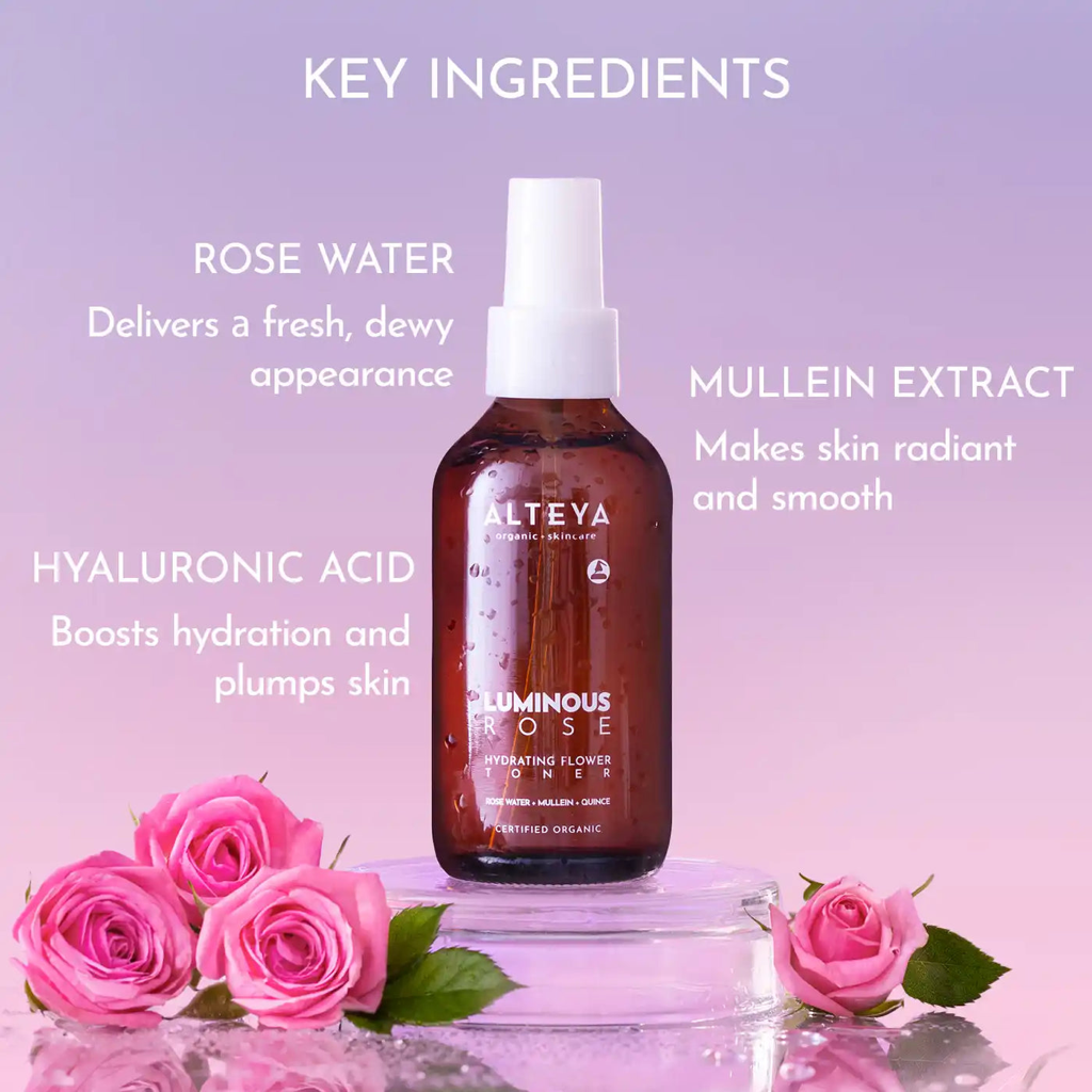Alteya Organics Luminous Rose Hydrating Toner