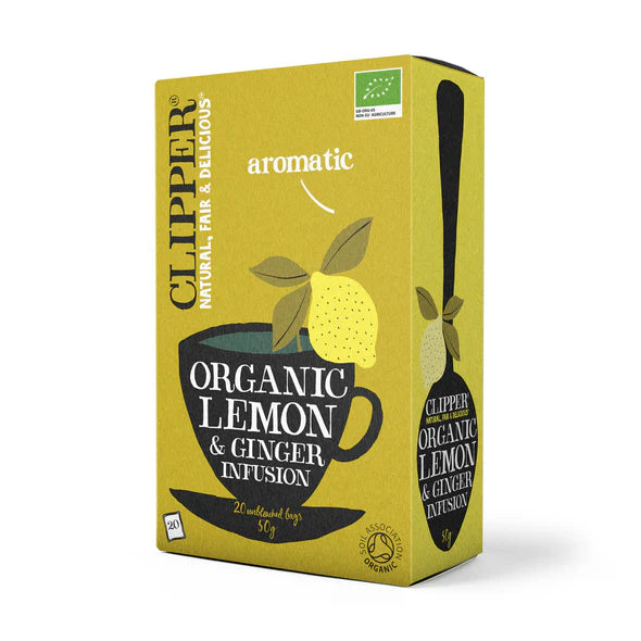 Clipper Teas - Organic Lemon & Ginger Tea