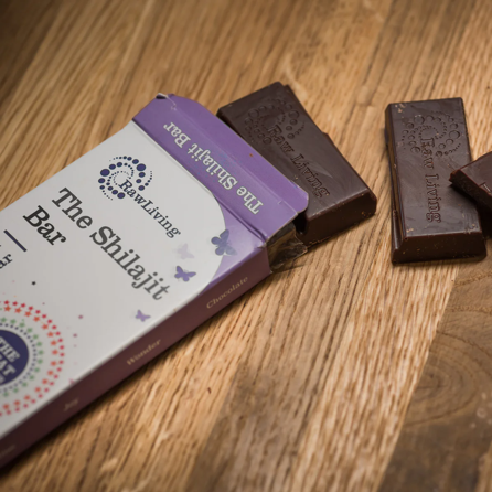 Raw Living  Raw Chocolate Bar with Shilajit
