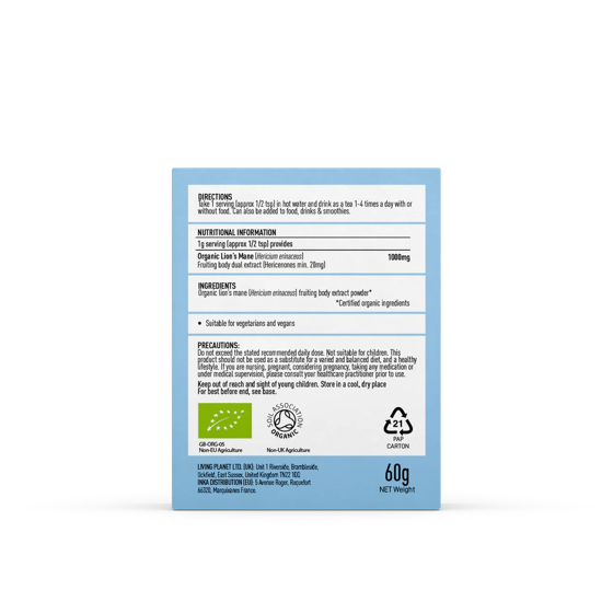 Mushrooms For Life - Organic Lion’s Mane Extract Powder