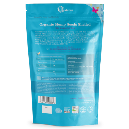 Raw Living Hemp Seeds Shelled