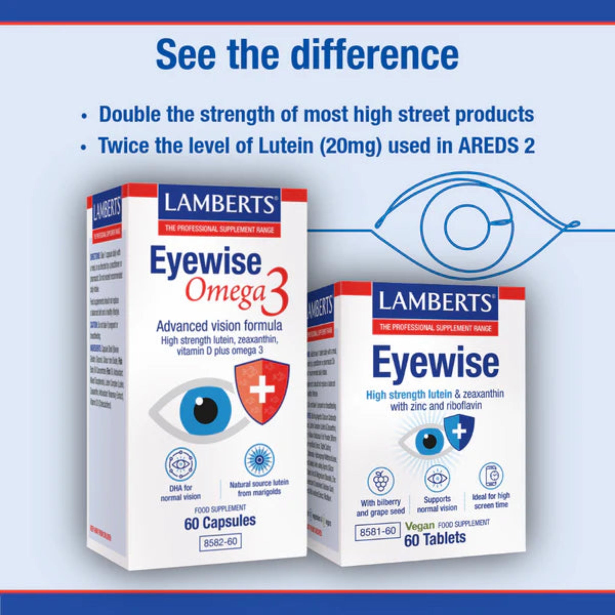 Lamberts Eyewise 60 Tablets