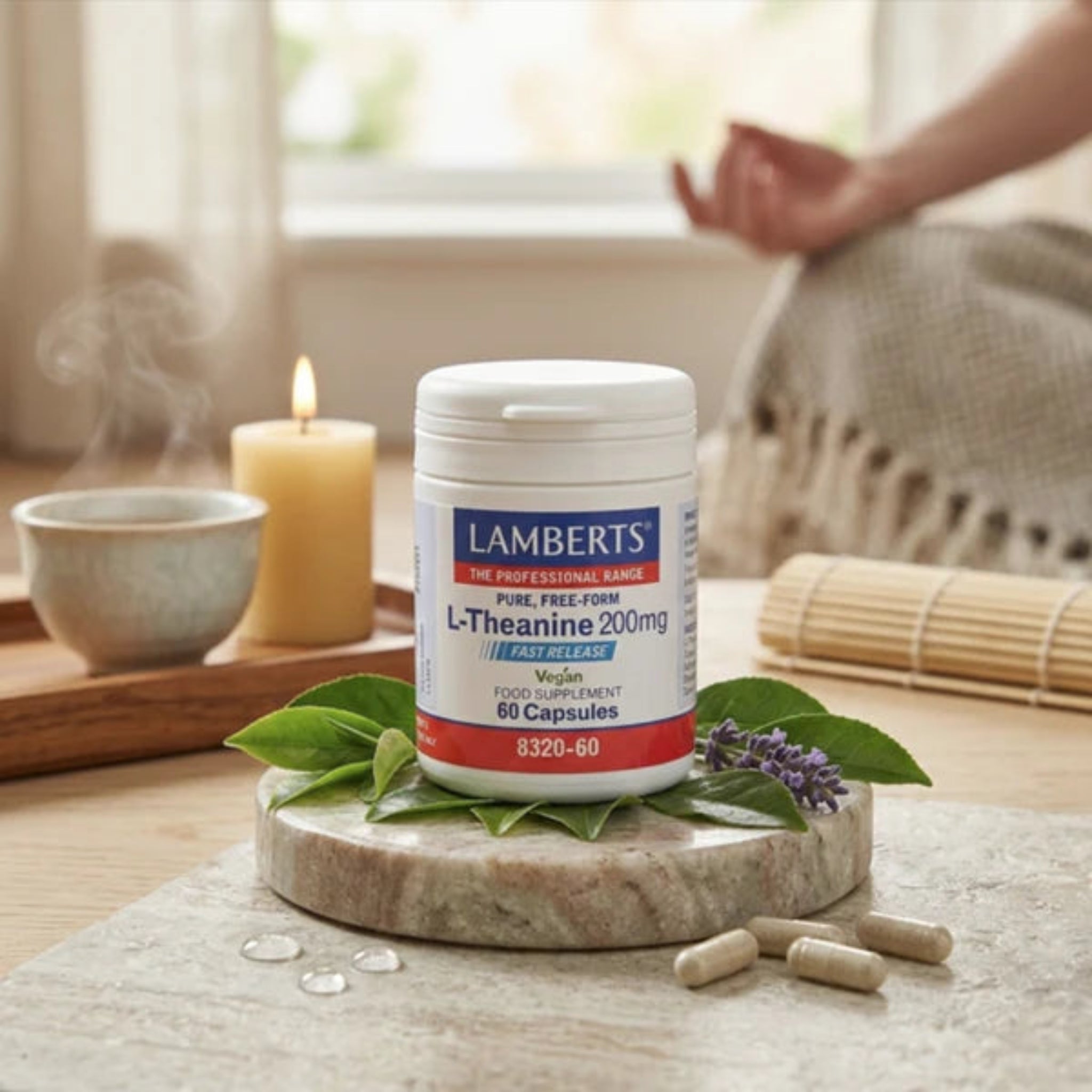 Lamberts L-Theanine 200mg 60 Capsules