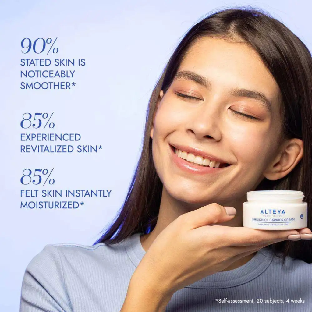 Alteya Organics Bakuchiol Barrier Cream Rose Hydrobiome Cream