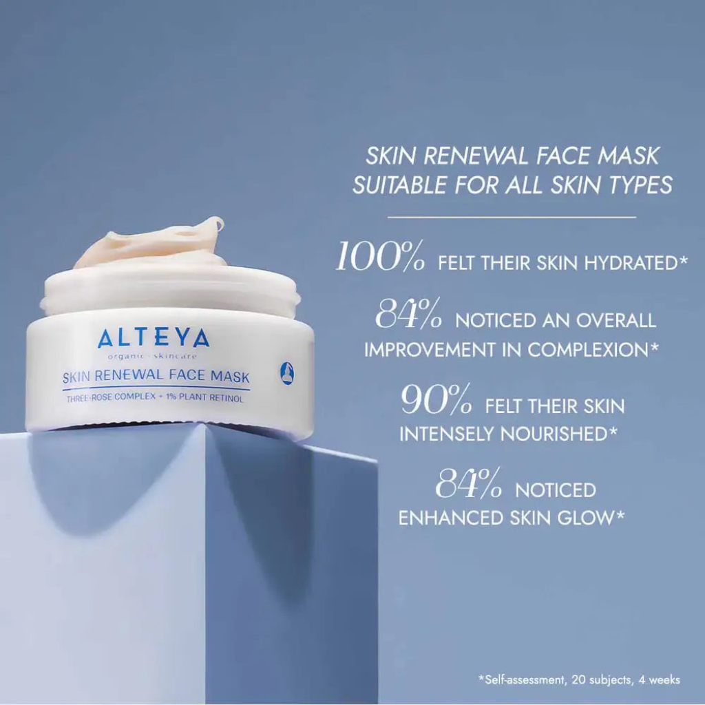 Alteya Organics Renewal Face Mask Rose Hydrobiome
