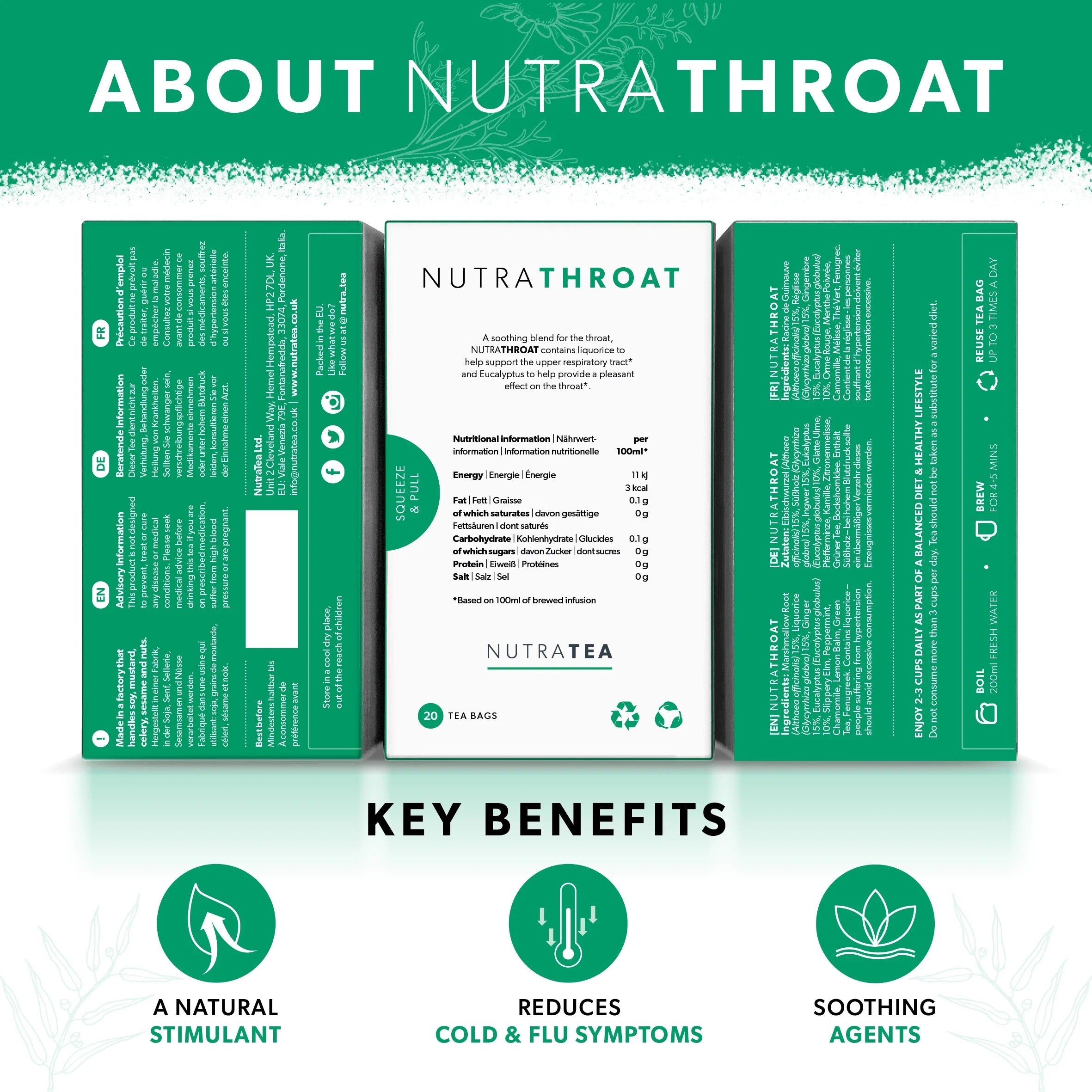 Nutratea Nutrathroat -  Throat & Cough