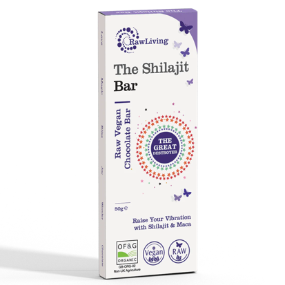 Raw Living  Raw Chocolate Bar with Shilajit