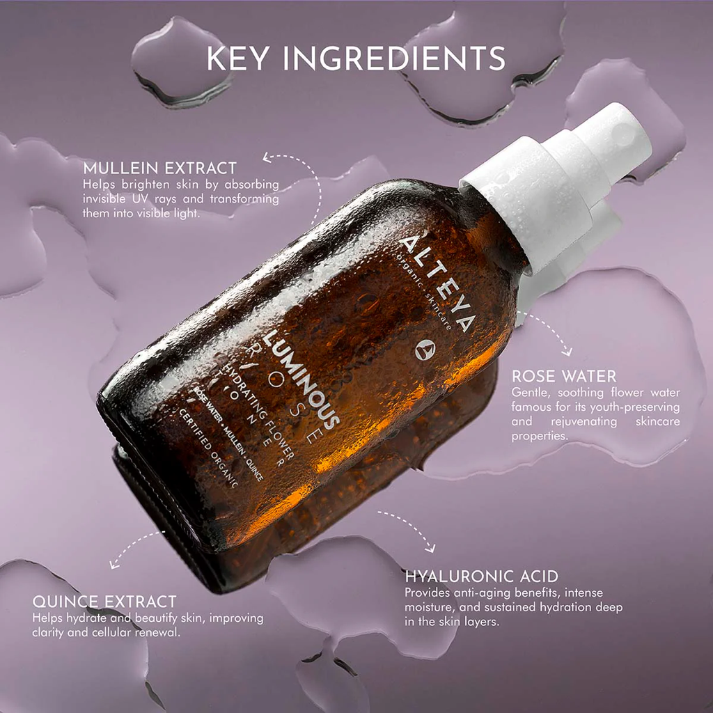 Alteya Organics Luminous Rose Hydrating Toner