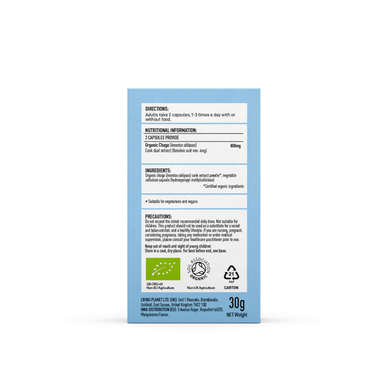 Mushrooms For Life - Organic Chaga Capsules