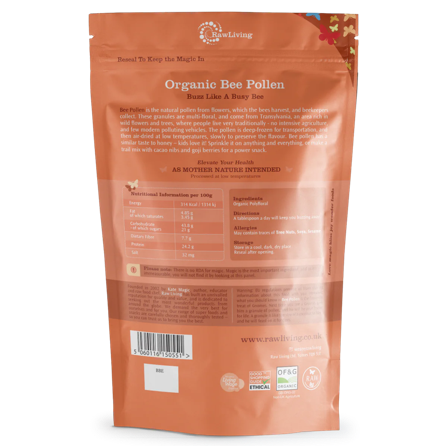 Raw Living Orgamic Bee Pollen