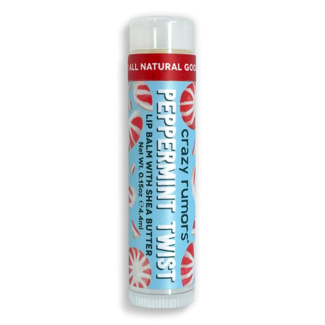 Crazy Rumors Peppermint Twist Lip Balm - Limited Edition