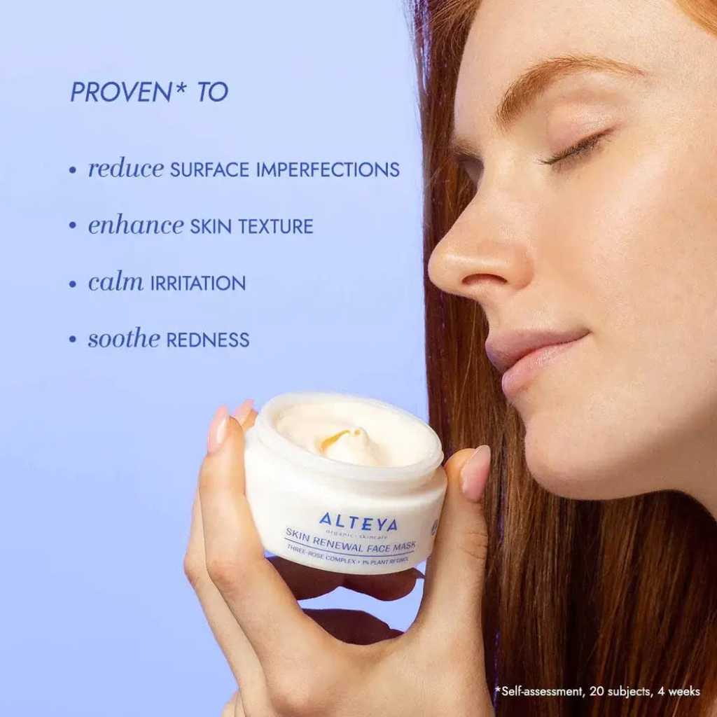 Alteya Organics Renewal Face Mask Rose Hydrobiome