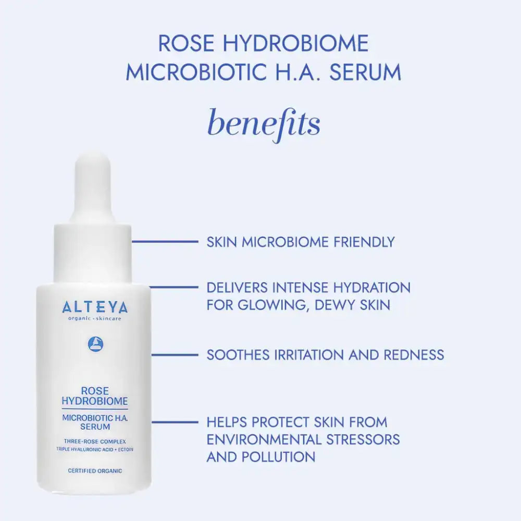 Alteya Organics Microbiotic HA Serum Rose Hydrobiome