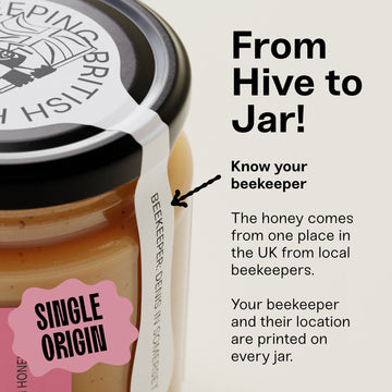 Black Bee Hiney - Raw British Pollen Honey