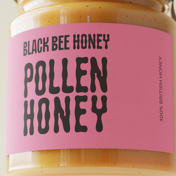 Black Bee Hiney - Raw British Pollen Honey
