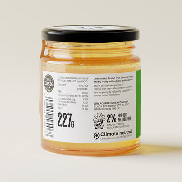 Black Bee Honey - Raw British Orchard Honey