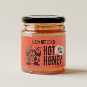 Black Bee Honey - Raw British Hot Honey