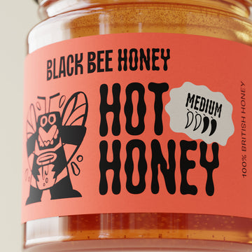 Black Bee Honey - Raw British Hot Honey