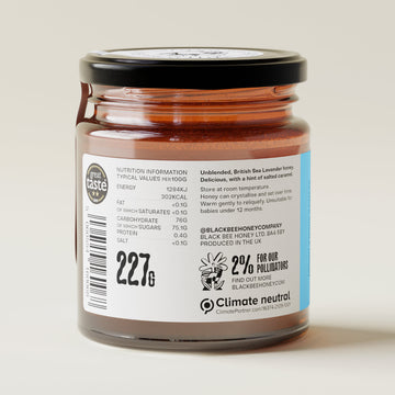 Black Bee Honey - Raw British Seaside Honey