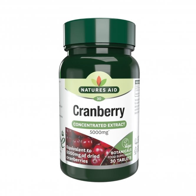 Nature’s Aid Cranberry Tablets