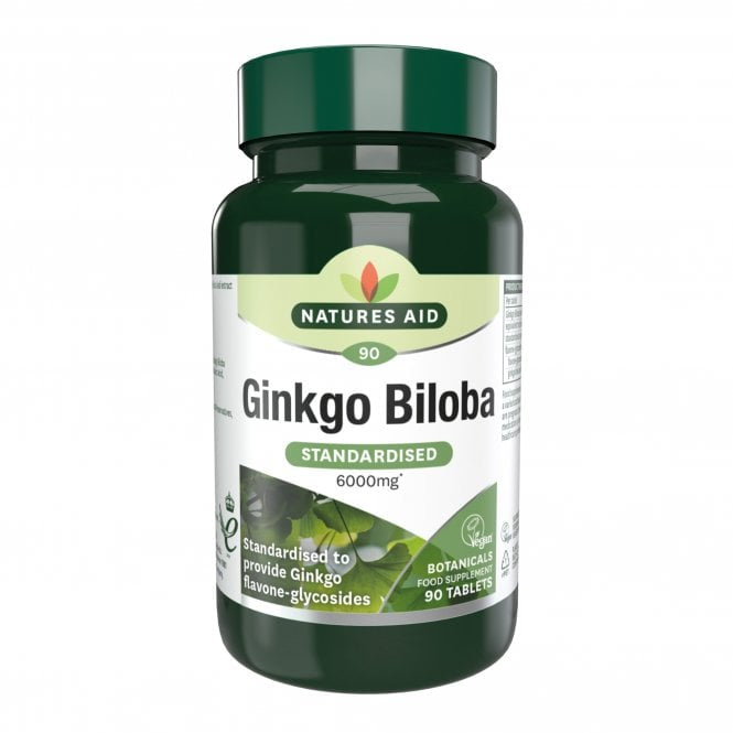 Nature’s Aid Ginkgo Biloba tablets
