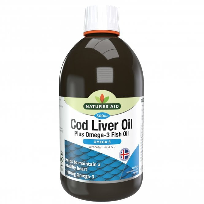 Nature’s Aid Cod Liver Oil Liquid