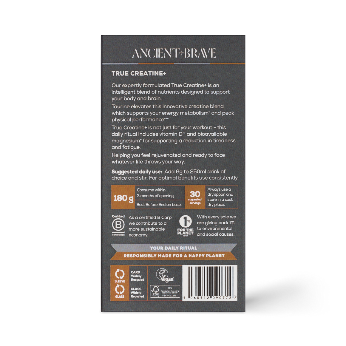 Ancient + Brave - True Creatine Powder