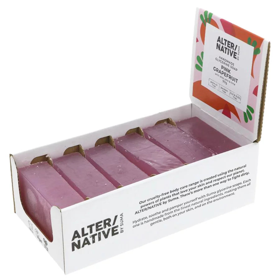 Alter/native by Suma Glycerine Soap - Pink Grapefruit + Aloe
