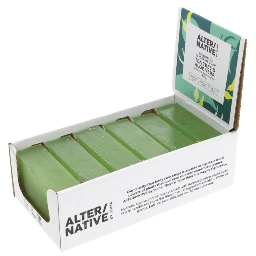 Alter/native by Suma Glycerine Soap Bar - Tea Tree & Aloe Vera