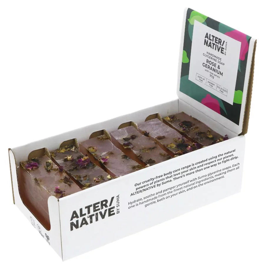 Alter/native by Suma Glycerine Soap - Rose & Geranium
