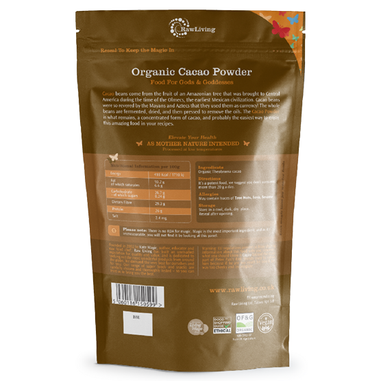Raw Living Raw Cacao Powder
