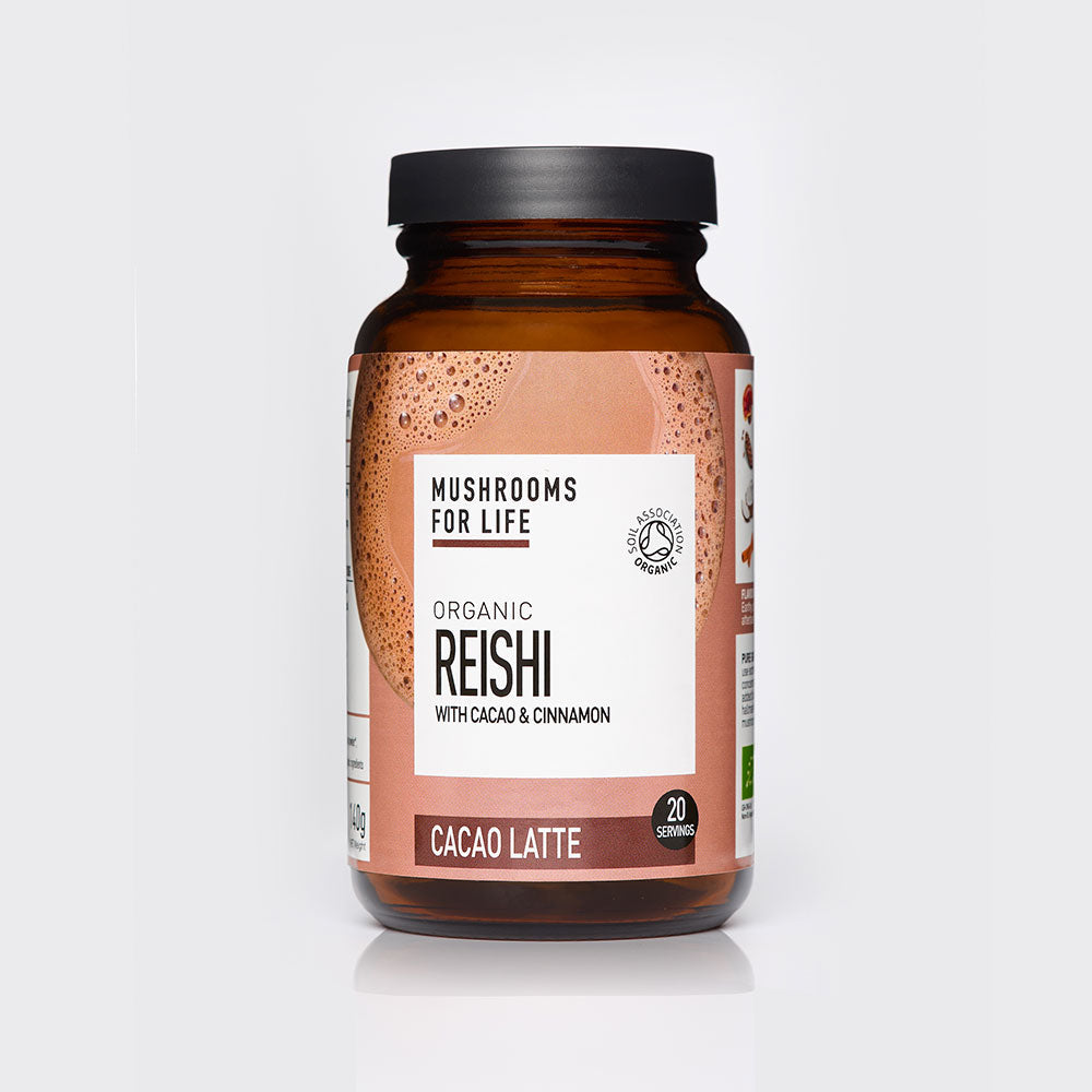 Mushrooms For Life Organic Reishi Cacao Latte