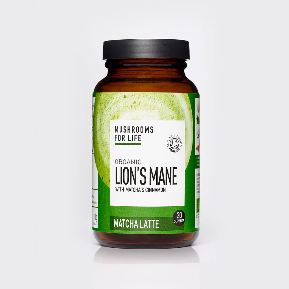 Mushrooms For Life Organic Lion’s Mane Matcha Latte