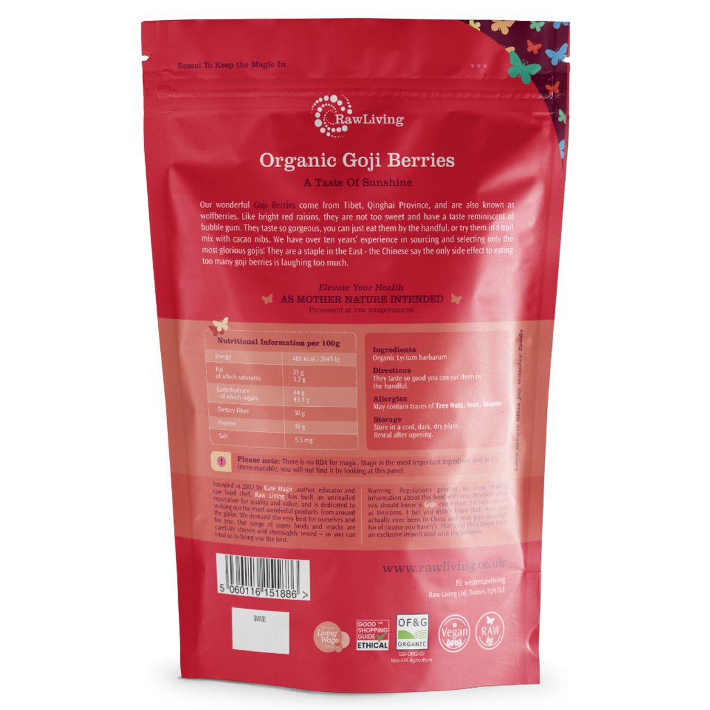 Raw Living Organic Goji Berries