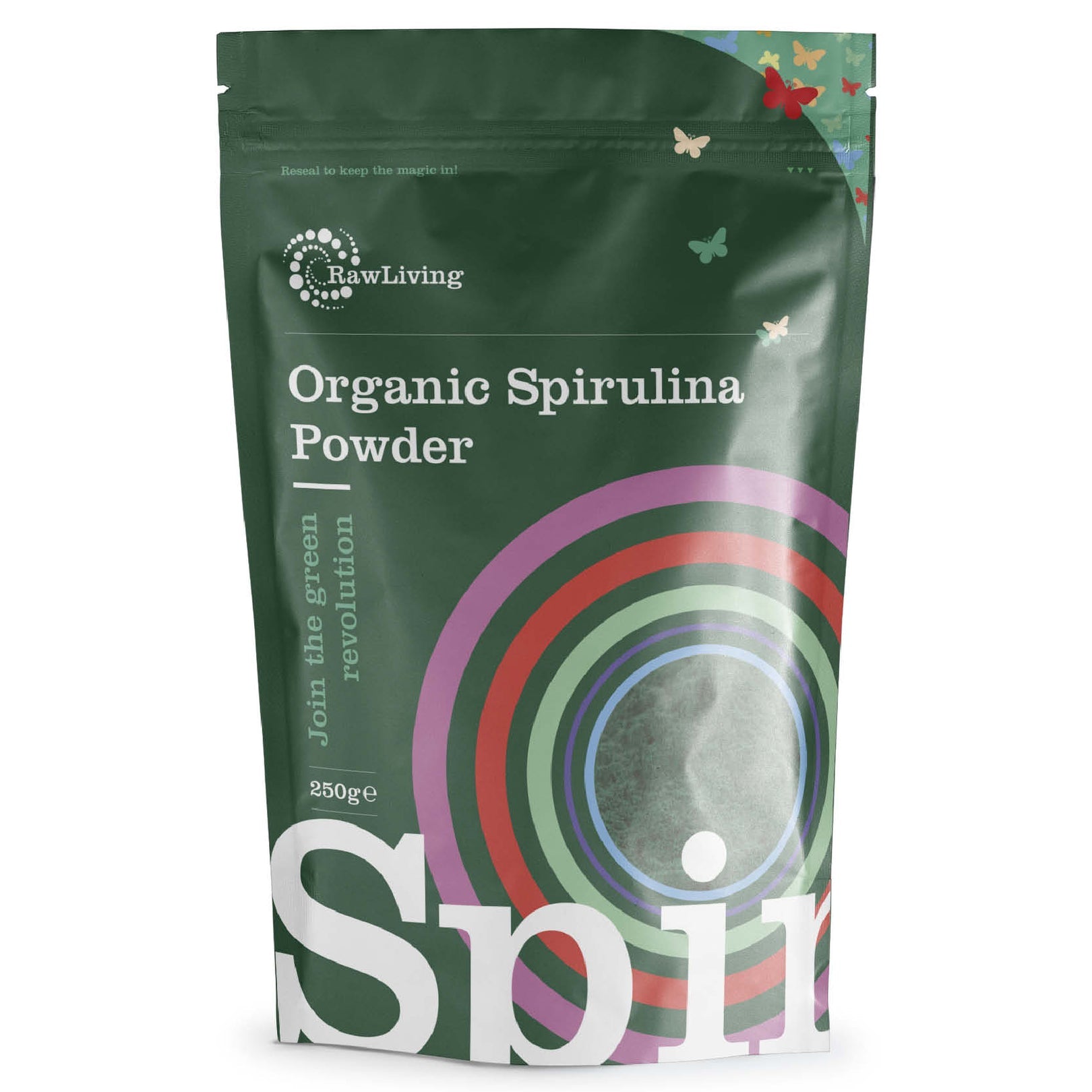 Raw Living Raw Organic Spirulina Powder