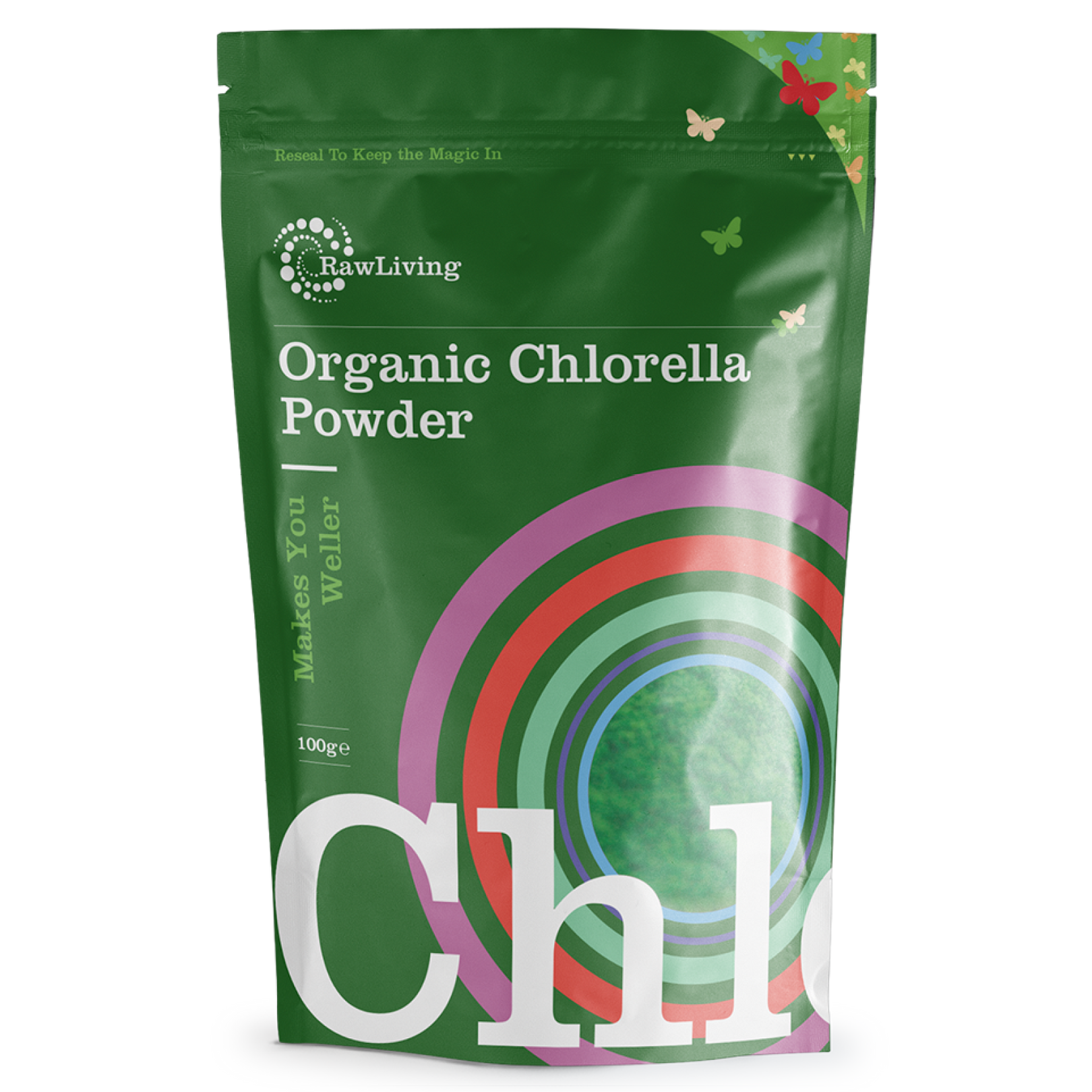 Raw Living Organic Chlorella Powder
