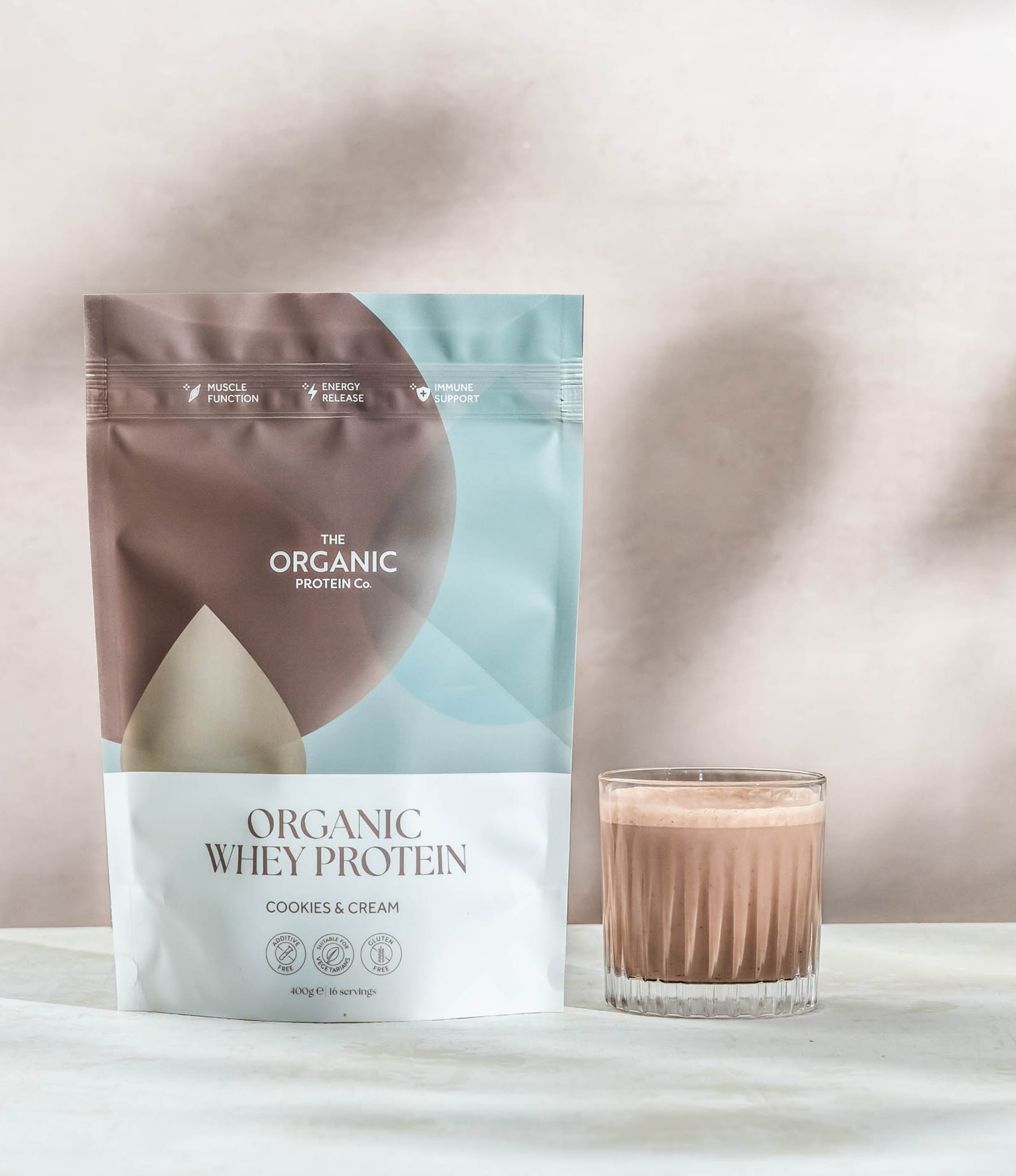The Organic Protwin Co. - Cookies & Cream Whey Protein