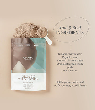 The Organic Protwin Co. - Cookies & Cream Whey Protein