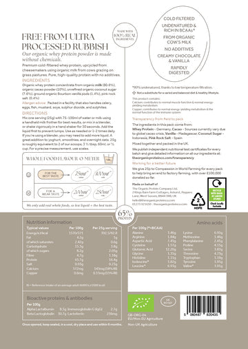The Organic Protwin Co. - Cookies & Cream Whey Protein