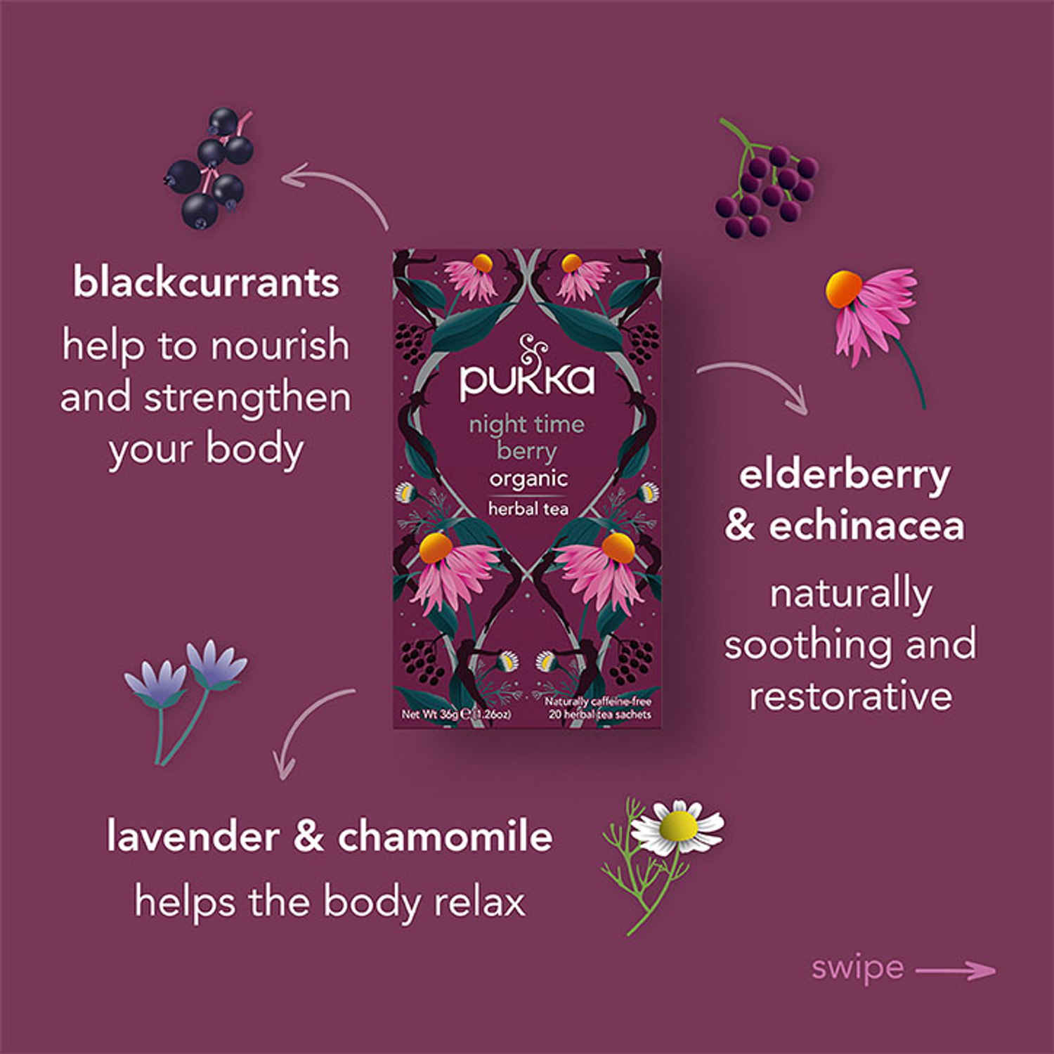 Pukka Herbs - Night Time Berry Tea