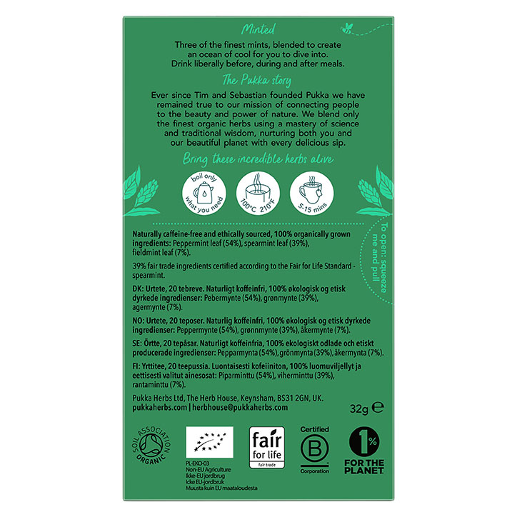Pukka Herbs  - Three Mint Tea