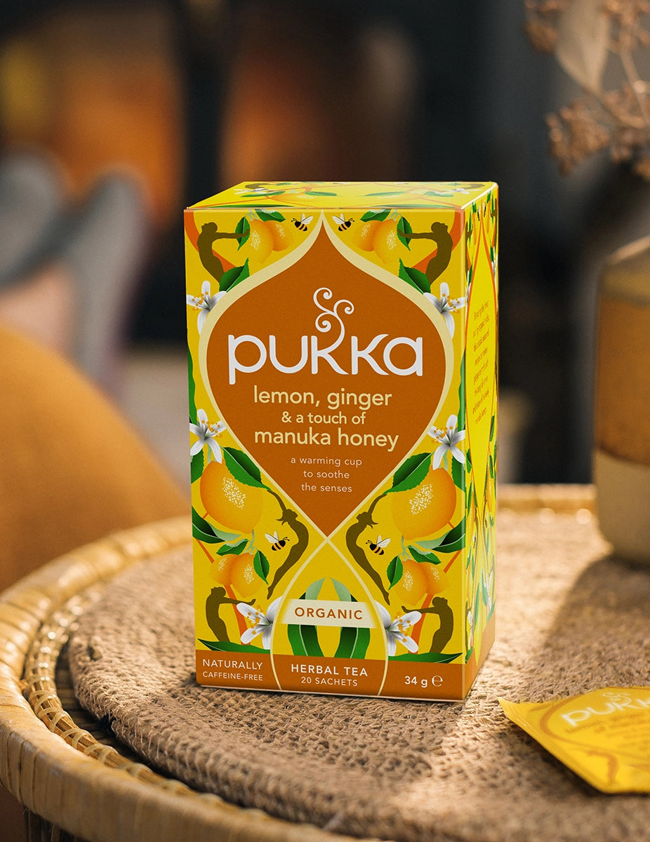 Pukka Herbs - Lemon, Ginger & Manuka Honey Tea