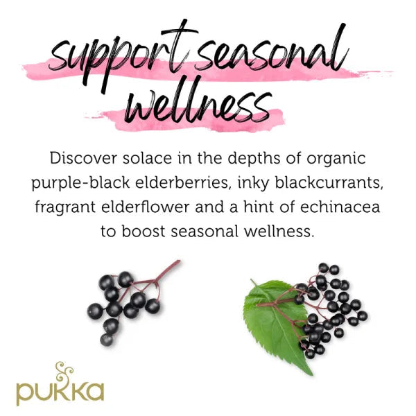 Pukka Herbs - Elderberry & Echinacea Tea