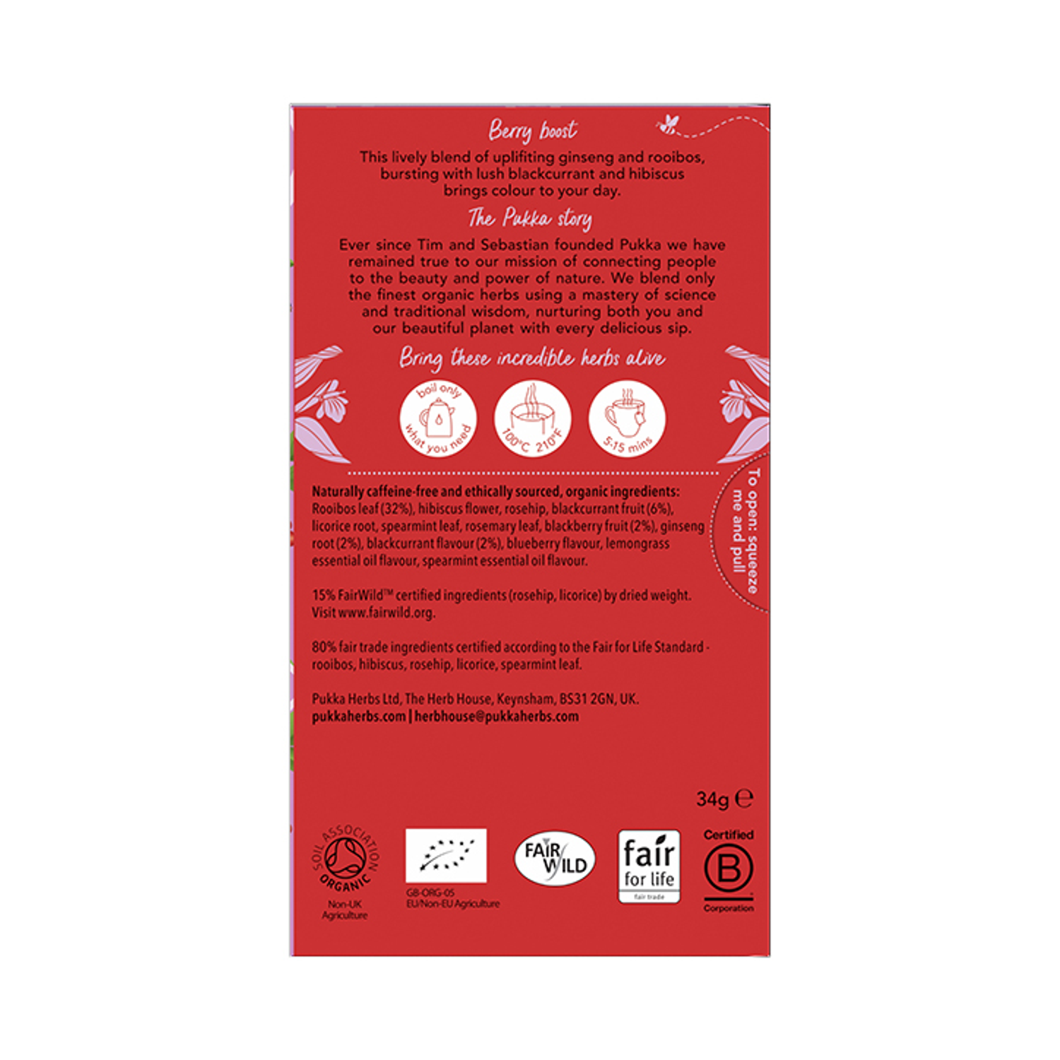 Pukka Herbs  - Morning Berry Tea