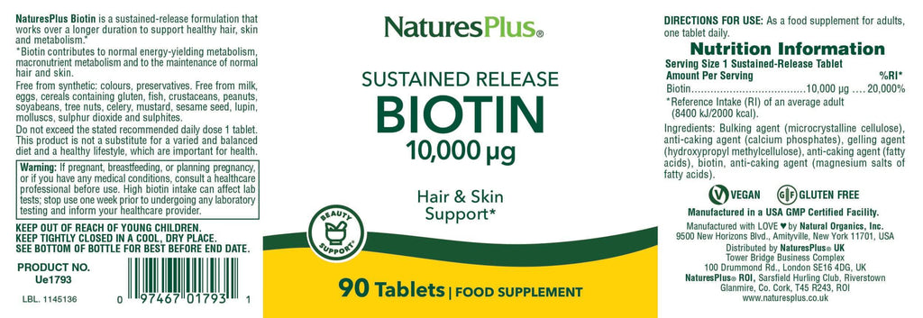 Nature’s Plus Biotin