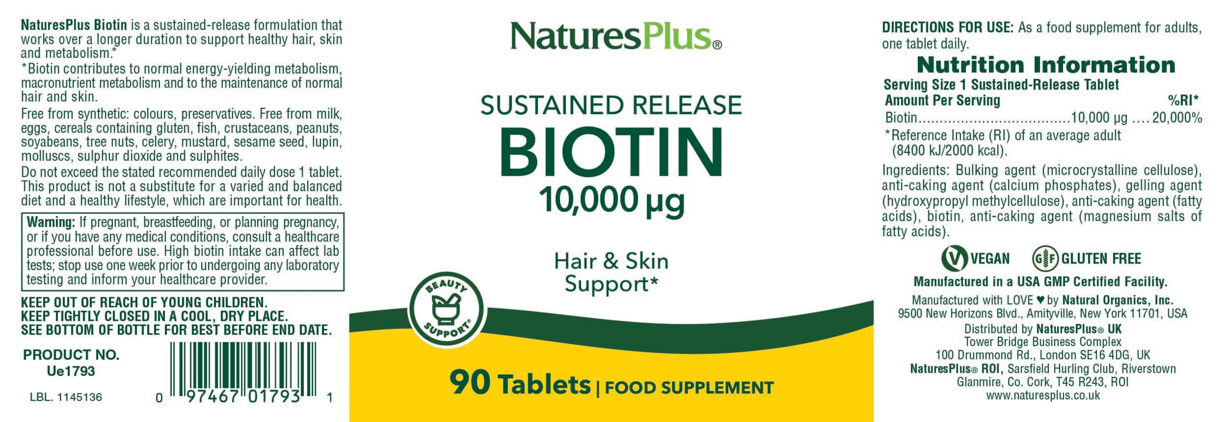 Nature’s Plus Biotin