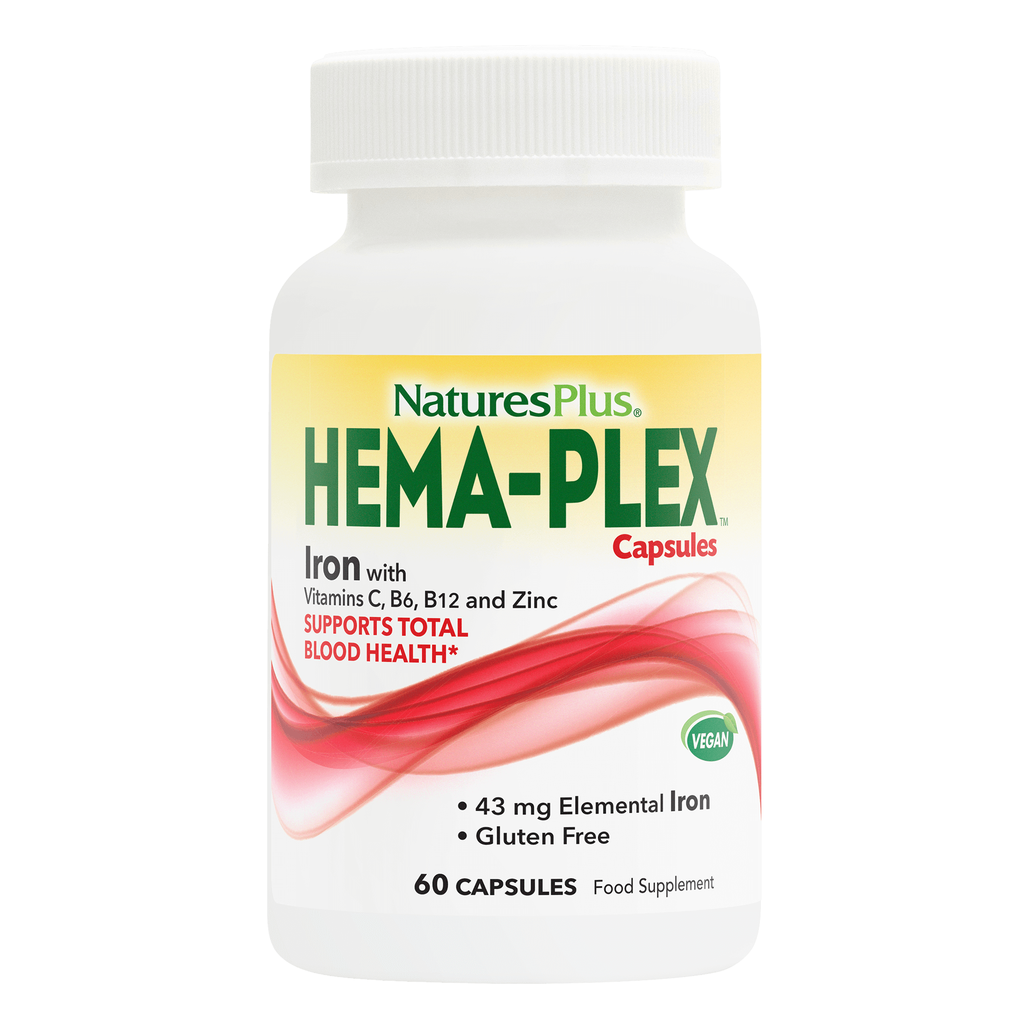 Nature’s Plus Hema-Plex Iron Capsules