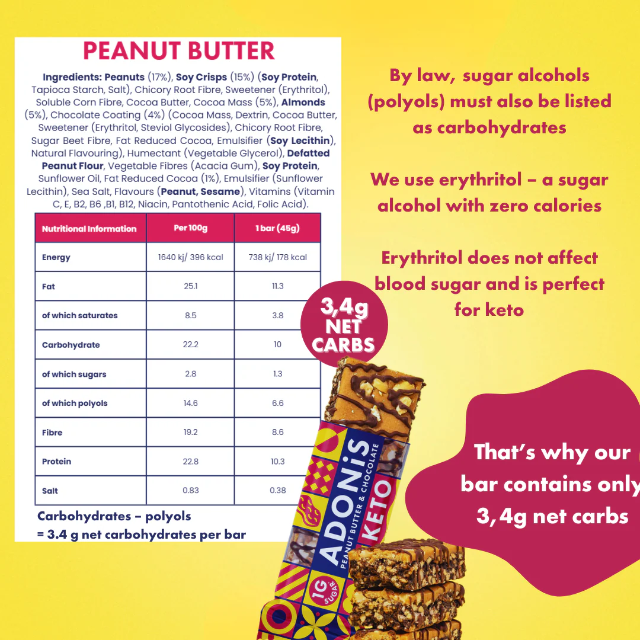 Adonis Peanut Butter Cocoa High Protein Bar