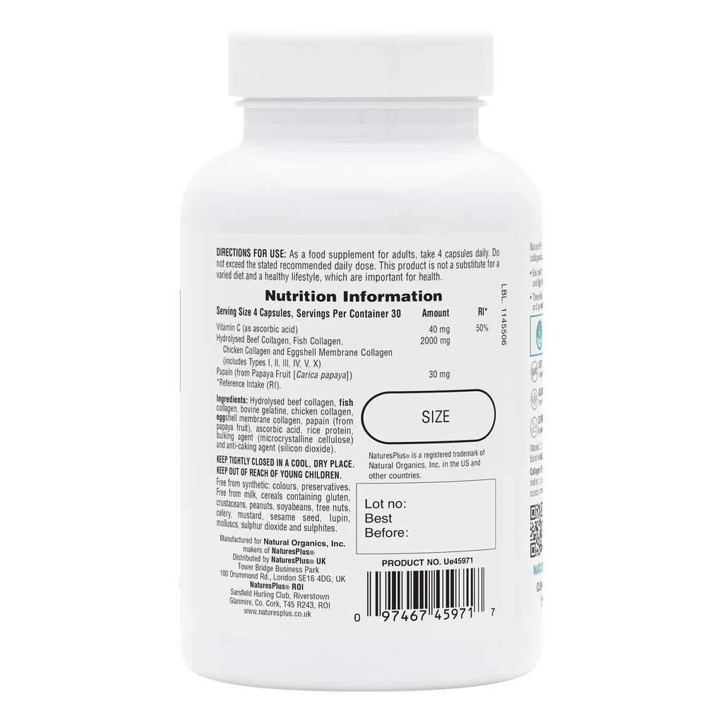 Nature’s Plus Collagen Peptides Capsules