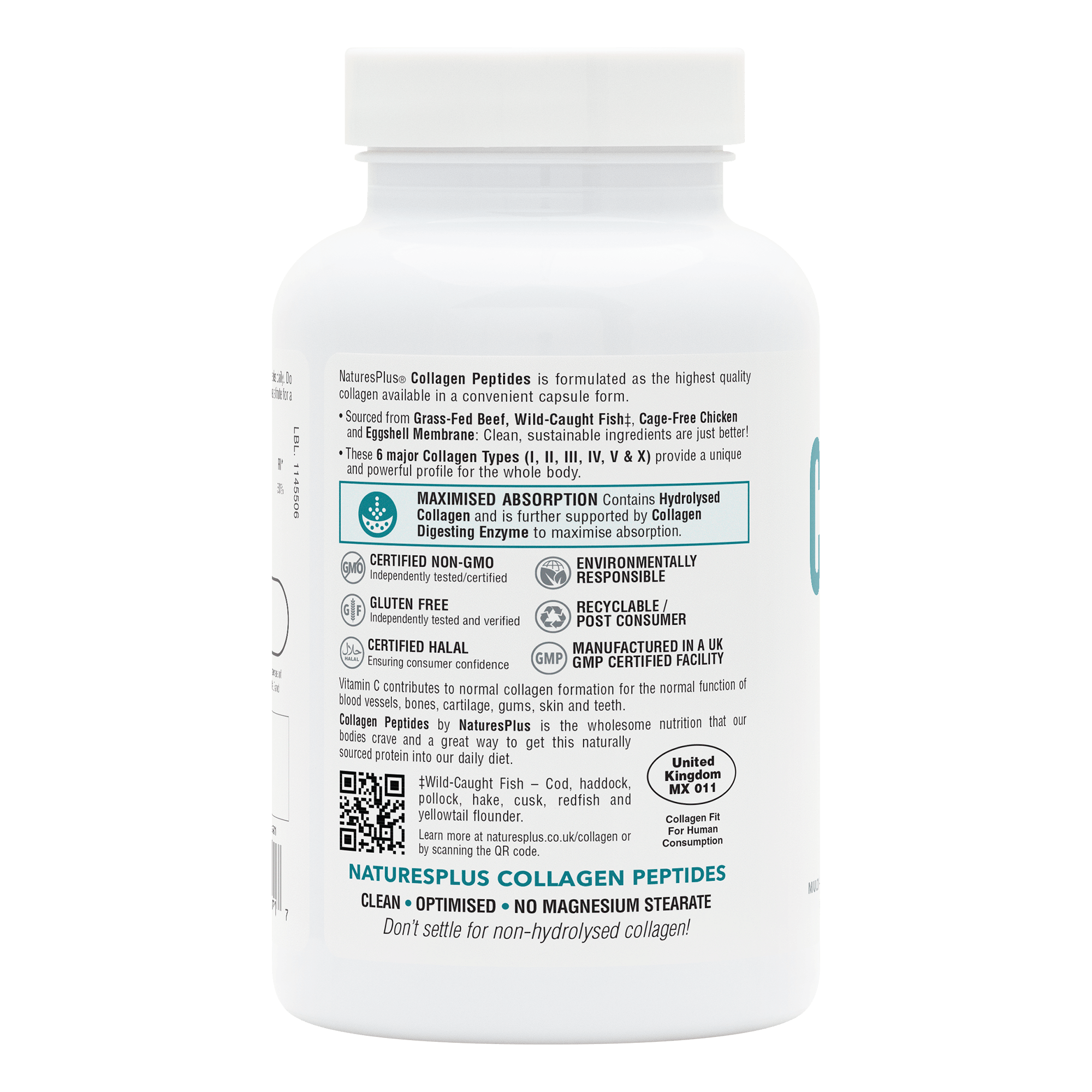 Nature’s Plus Collagen Peptides Capsules
